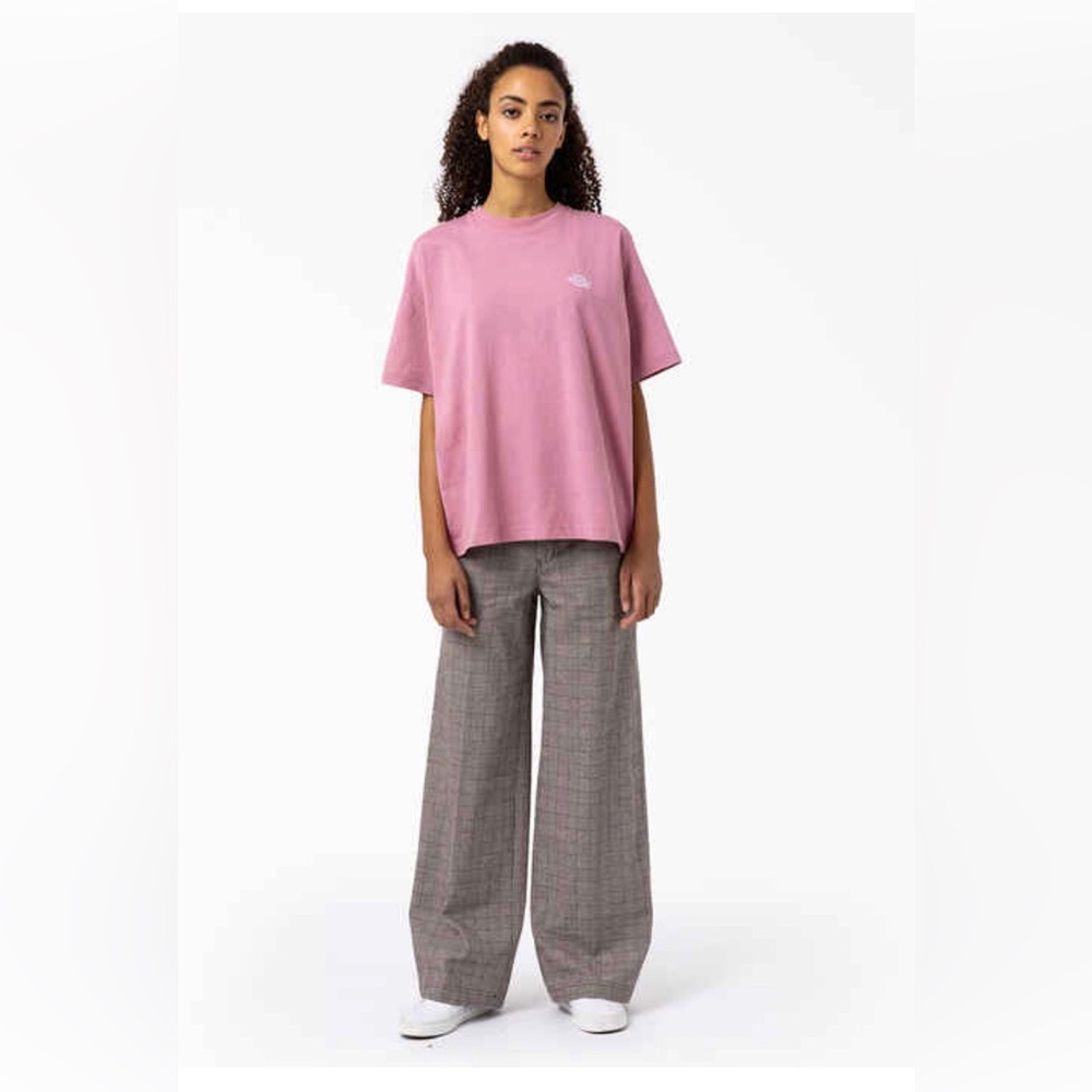 Dickies Gray Plaid Wide-Leg Pants